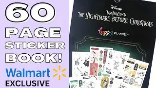 60 PAGE STICKER BOOK | NIGHTMARE BEFORE CHRISTMAS | WALMART EXCLUSIVE