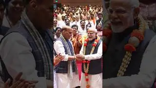 PM Modi attends NDA Parliamentary Party Meeting in New Delhi | #shorts