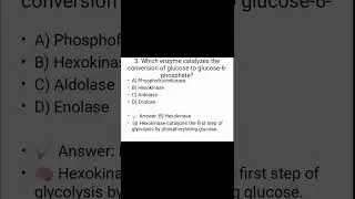 MCQ's on Glycolysis |  BiotechExplorer | #newconcepts #biotech #glycolysis