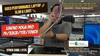 USED LENOVO YOGA PRO 14S INTEL i9-12900H 32GB 1TB SSD INTEL IRIS 3K TOUCH SCREEN STOCK CODE: LY175