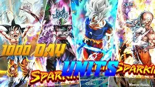1000 DAY CELEBRATION HYPE UNITS FOR DRAGON BALL LEGENDS
