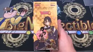Открытие коробки с бустерами титулов Cardfight Vanguard Touken Ranbu