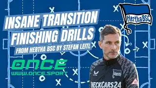 INSANE TRANSITION FINISHING DRILLS ⚡ Hertha BSC Intense Training by Stefan Leitl