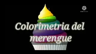 Colorimetría del Merengue