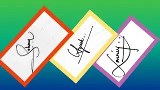 #make a signature #draw a signature #signature field #signature scan #cursivewriting #your signature