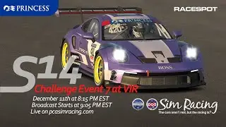 PCA Sim Racing Series 14 | Event 7 | Challenge Class at VIR