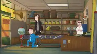 Funny gumball scene from the series Hoops