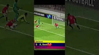 Davies pace 🚝🥶 #davies #alphonsodavies #speed #pes #efootball #shorts