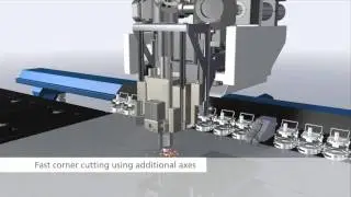 TRUMPF TruMatic 7000 Cutting with Additional Axes