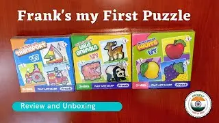 Frank My First Puzzle for 3 year old kids and above | Transport, Wild Animals and Fruits | Review