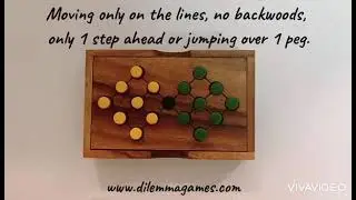 SWITCH 16, a challenging brain teaser for 1 Player, move it, Solution by DILEMMA GAMEW
