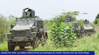 AFA 2025: Les soldats Ivoiriens font une d&eacute;monstration de force avec les avions Mirage 2000