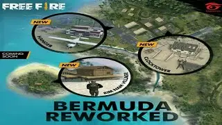 Map reworked Bermuda sneek peek in english / Garena free fire battlegrounds new map update