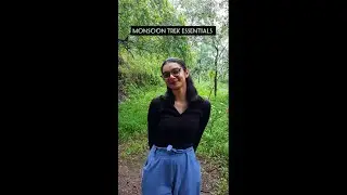 Monsoon Trek Essentials!🎒