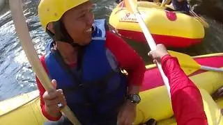 rafting songa adventure part 4  FINISH dengan bcare x2 1080 30fps (jeram bidadari )