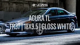 Acura TL | VORS TR37 | 18x9.5 | Gloss White