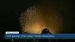 Firefighters warn tree debris is flammable given fireworks season