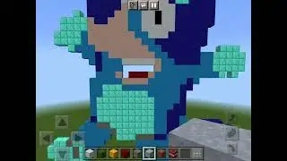 How to build Bluey in Minecraft