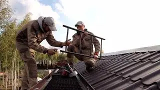 Монтаж кровельной лестницы ROOFSYSTEMS