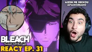 GRIMMJOW VOLTOU!! AIZEN TÁ INCRÍVEL! React Bleach Thousand Year Blood War EP. 31