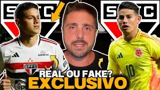 🚨EXCLUSIVO🚨| JAMES RODRIGUEZ NO SÃO PAULO?🚨| NICOLA TRAZ TODA A VERDADE!🚨| ÚLTIMAS DO SPFC!