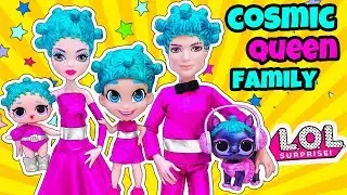 NEW Cosmic Queen Family LOL Surprise Custom Blind Bags and Color Change toys for kids