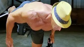 One legged dumbbell row