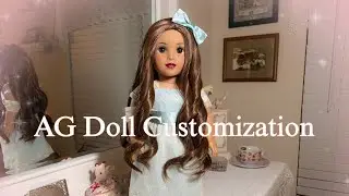 My first time customizing an American girl doll￼￼ ♡