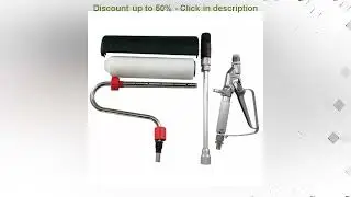 23x7CM Airless Paint Sprayer Gun Adapter Roller Frame Pressure Roller Pole with 30cm spray exten