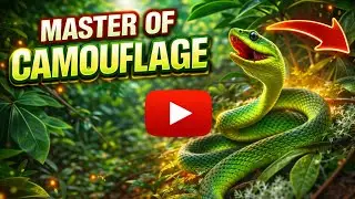 MASTER OF CAMOUFLAGE: This Snake DISAPPEARS Right in Front of Your Eyes! @MineralBeach 