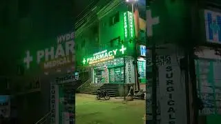 Pharmacy #pharmacy #hyderabad #lights #citylife #medicine