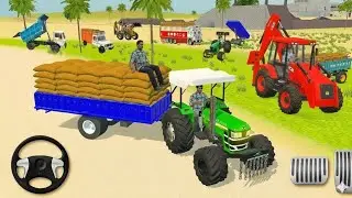 🔴Drive New Jcb And Unloaded Stones From the Tractor and Big lorry Truck 🚛 In Gaming Video. ll