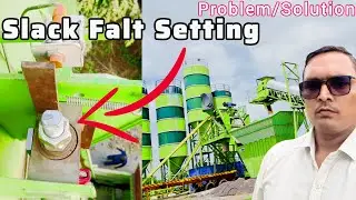 Batching plant skip motor slack fault setting problem / solution #slack #settings  @sunilcdsplant