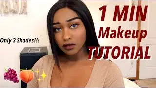 1 MINUTE Makeup Tutorial | Only 3 Shades!