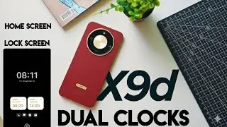Honor X9d Dual Clocks: Show Two Time Zones on Home & Lock Screen