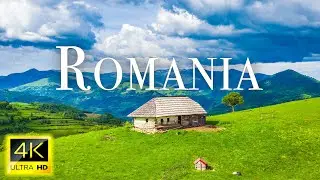 FLYING OVER ROMANIA (4K Video UHD) - Soothing Piano Music With Beautiful Nature Video For Relaxation