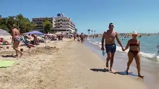 Beautiful Beaches Walking Tour 2024 in Spain 🌞 Barcelona Beach Walk
