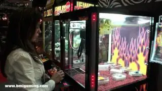 Hot Stuff Wall Mounted Claw Redemption Crane - BMIGaming - Coast To Coast.mp4
