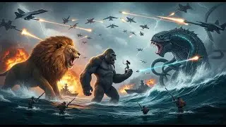 Kong Was Trapped Between Two Monsters