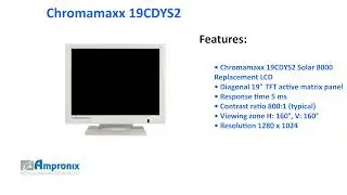 Chromamaxx 19CDYS2 19 inch Color LCD Display Sales | Service | Repair | Exchange | Replacement