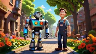Ricky Robot Opens the Door | Action and Learning Song for Kids | Nursery Rhymes and Educational Song