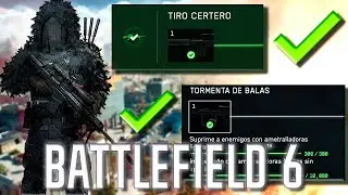 C&oacute;mo completar rapido los desafios de BATTLEFIELD 6 (Tiro Certero y tormenta de balas) REDSEC PSR 