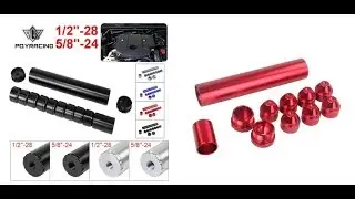 Aluminum 1/2-28 or 5/8-24 Car Fuel Filter 1X7 or 1X13 For NaPa 4003 WIX 24003 Car Solvent Free Ship