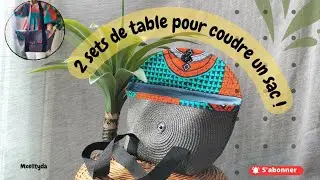 DIY ACTION ~COMMENT COUDRE UN SAC AVEC SETS DE TABLE ACTION #Hackaction #diyaction #ankarabag