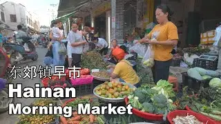 海南岛文昌东郊镇早市场 Hainan Village Morning Market