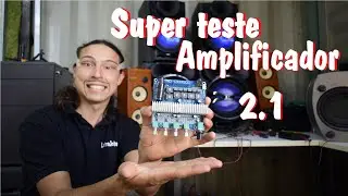 Testando amplificador 2.1 classe D da China