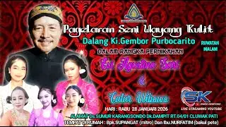 🔴Live WAYANGKULIT (RUWATAN) DALANG KI.GEMBOR LOKASI. BPK.SUPANGAT(mitro) IBU.NURFATIM