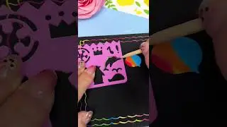Children's colorful scratch paper is here!  It's fun and decompressing, let's use this set