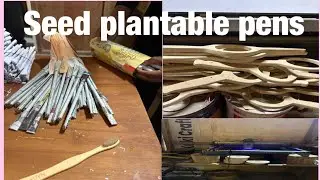 Seed Plantable Pens Chumukedima  and logo making machine 