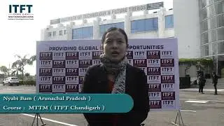 #ITFTStudent Nyabi Bam Course: MTTM #ArunachalPradesh